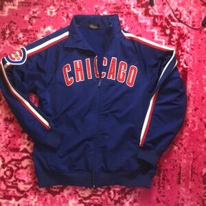 Chicago Cubs Blue Track Jacket